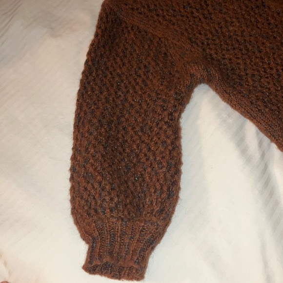 Small Women’s Soya concepts Cozy mohair / wool blend Brown Knit Sweater. - Picture 7 of 16